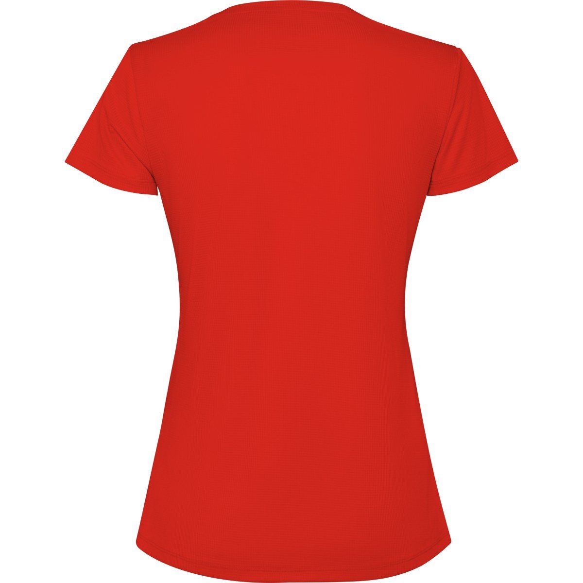T-shirt technique Estoril femme – Rouge (dos)