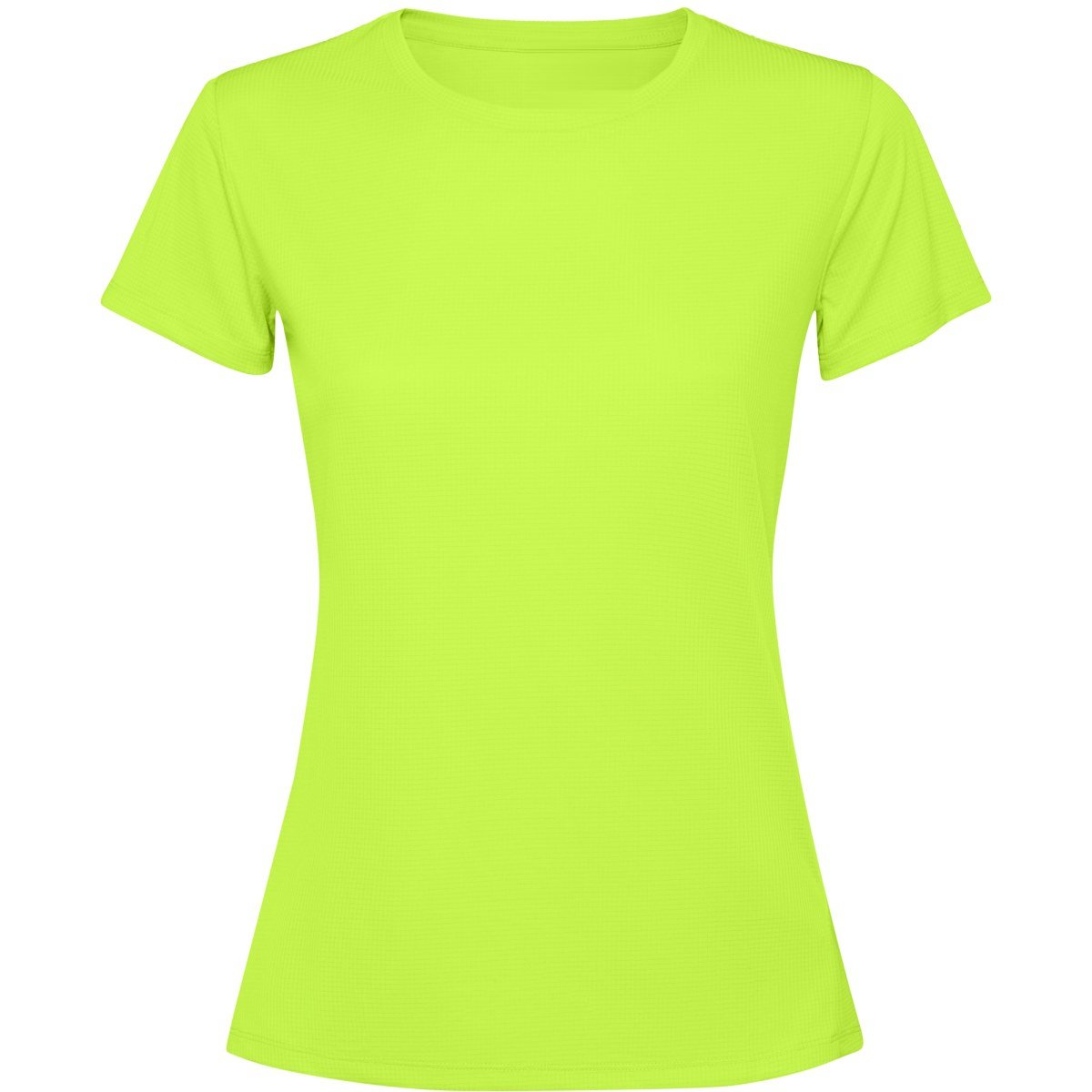 T-shirt technique Estoril femme – Vert fluo