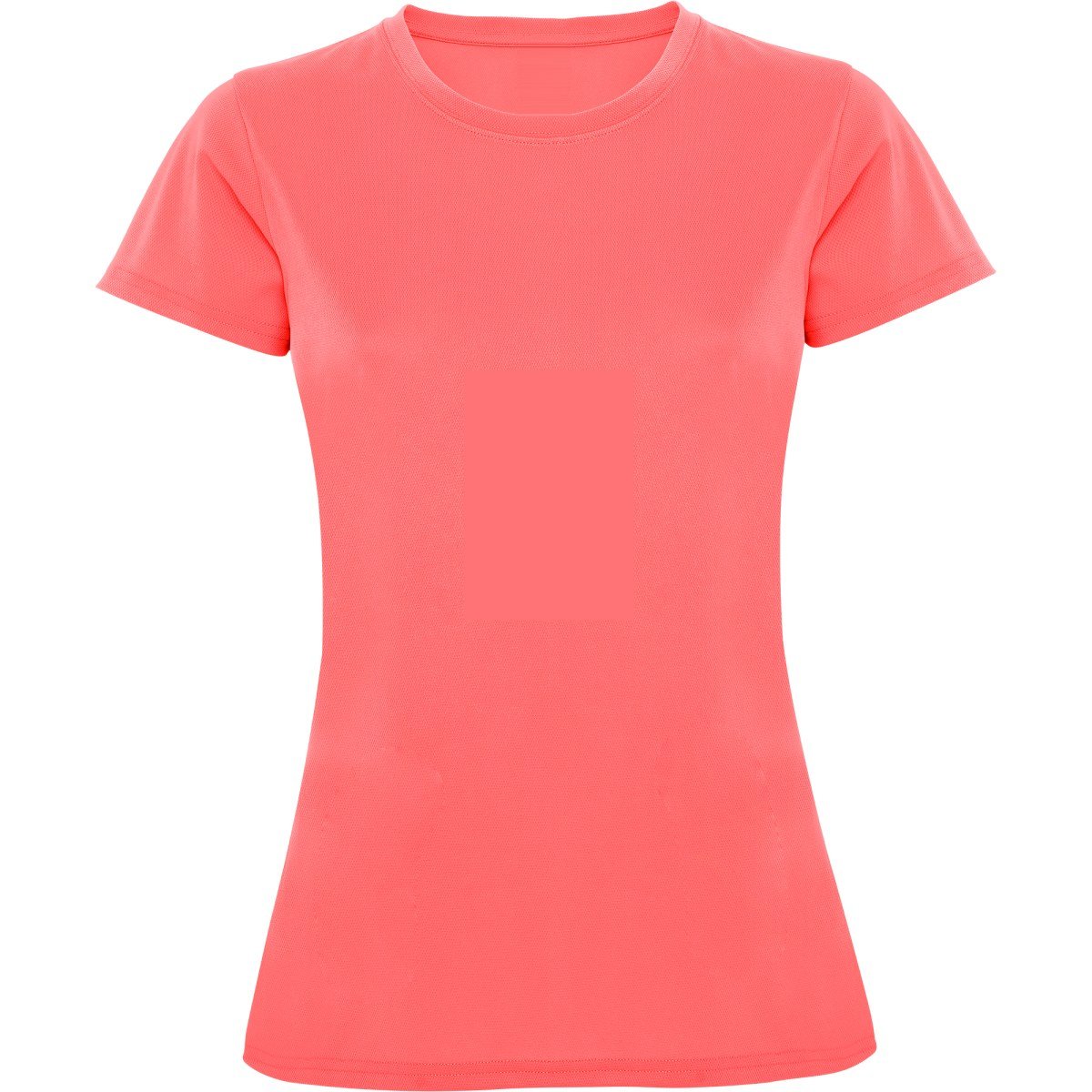 T-shirt technique femme Montecarlo – Corail fluo