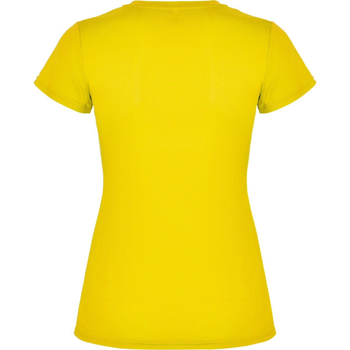 T-shirt technique femme Montecarlo – Jaune (dos)