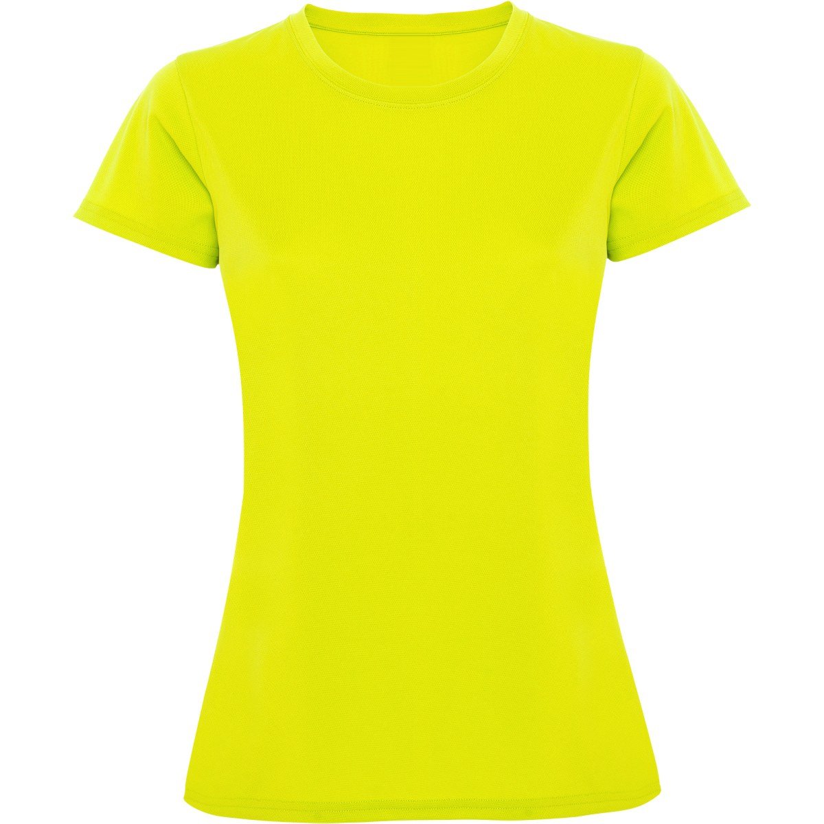 T-shirt technique femme Montecarlo – Jaune fluo