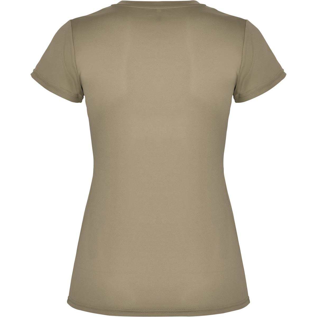 T-shirt technique femme Montecarlo – Sable foncé (dos)