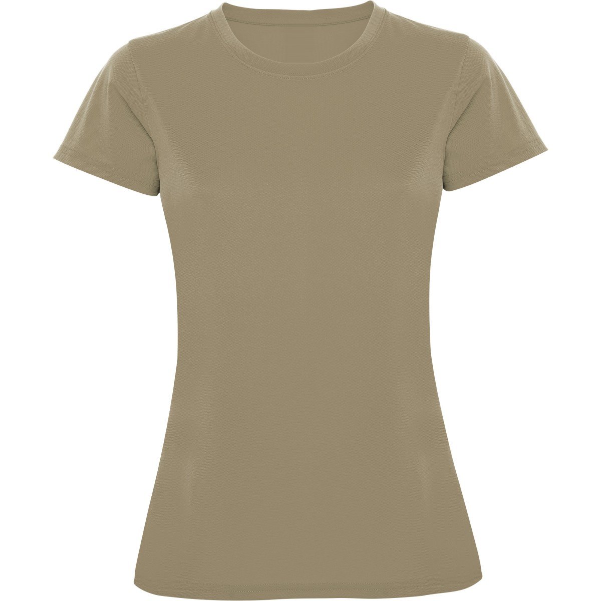 T-shirt technique femme Montecarlo – Sable foncé