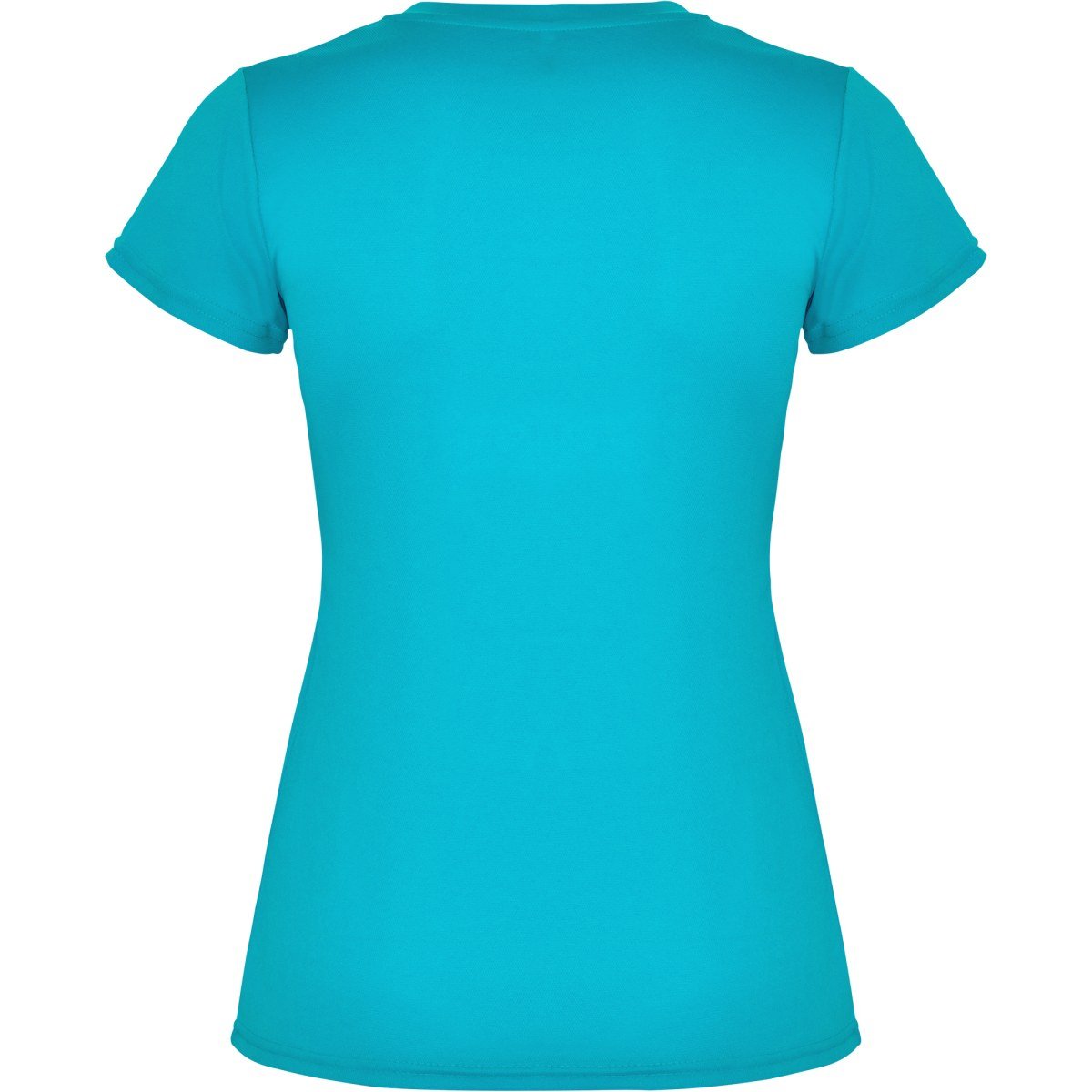 T-shirt technique femme Montecarlo – Turquoise (dos)