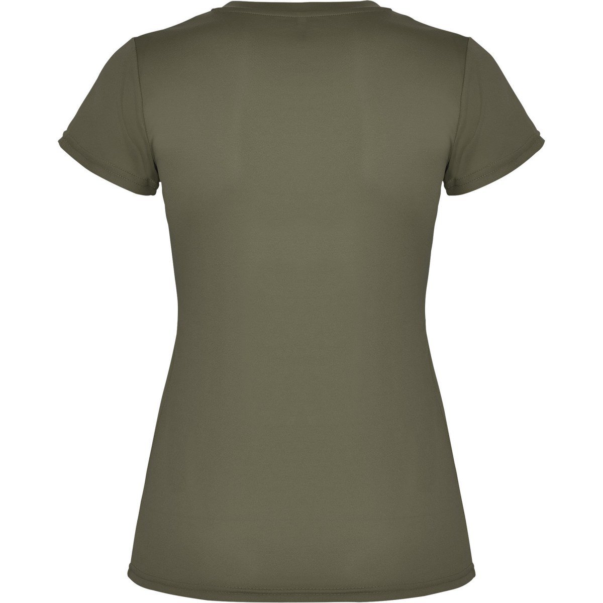 T-shirt technique femme Montecarlo – Vert militaire (dos)