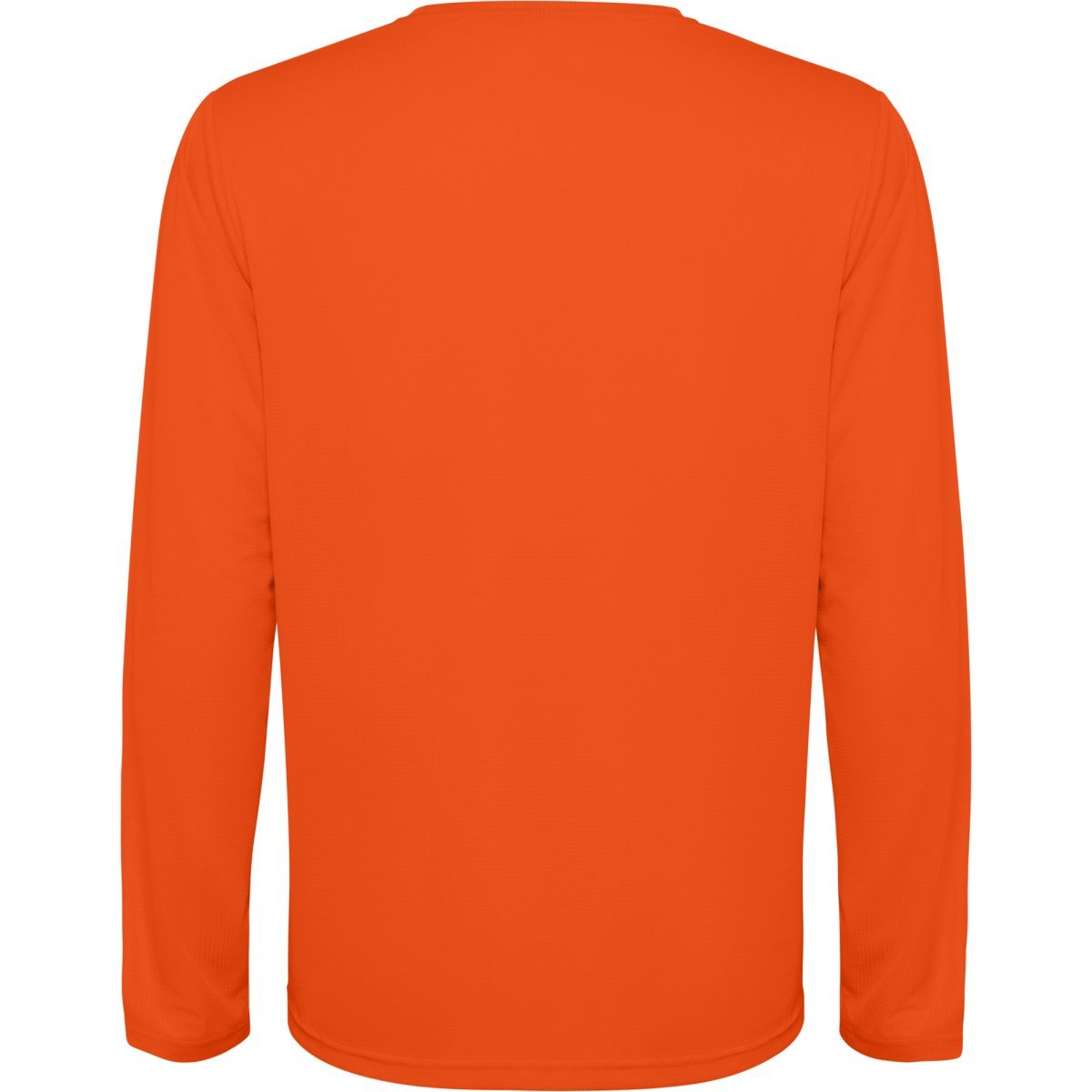 T-shirt technique manches longues Estoril – Orange feu (dos)