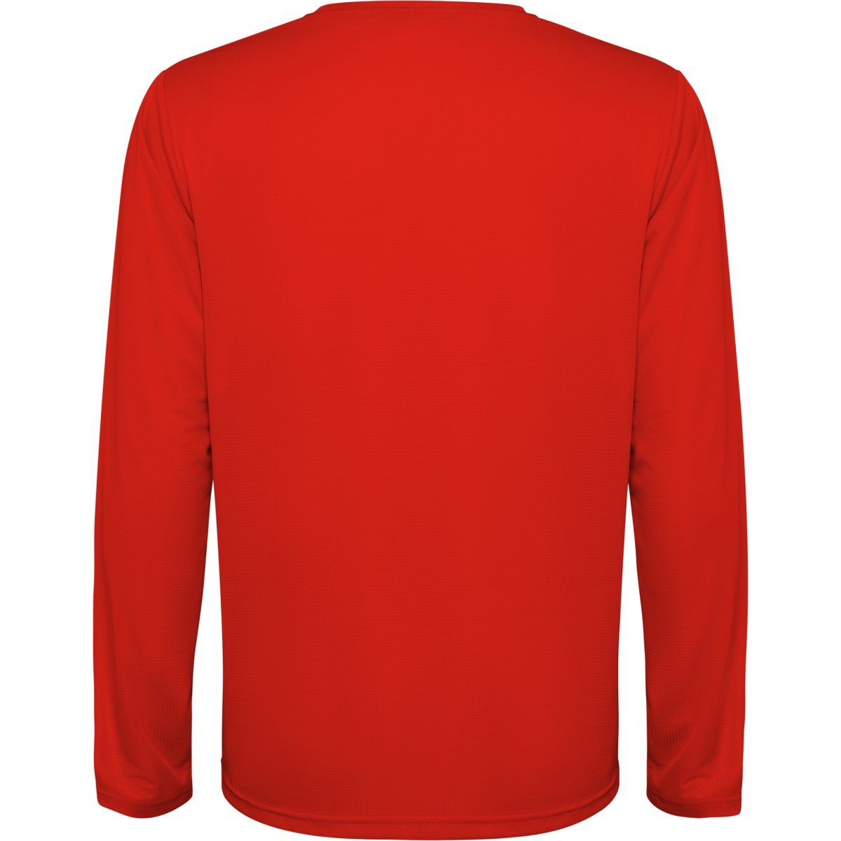 T-shirt technique manches longues Estoril – Rouge (dos)