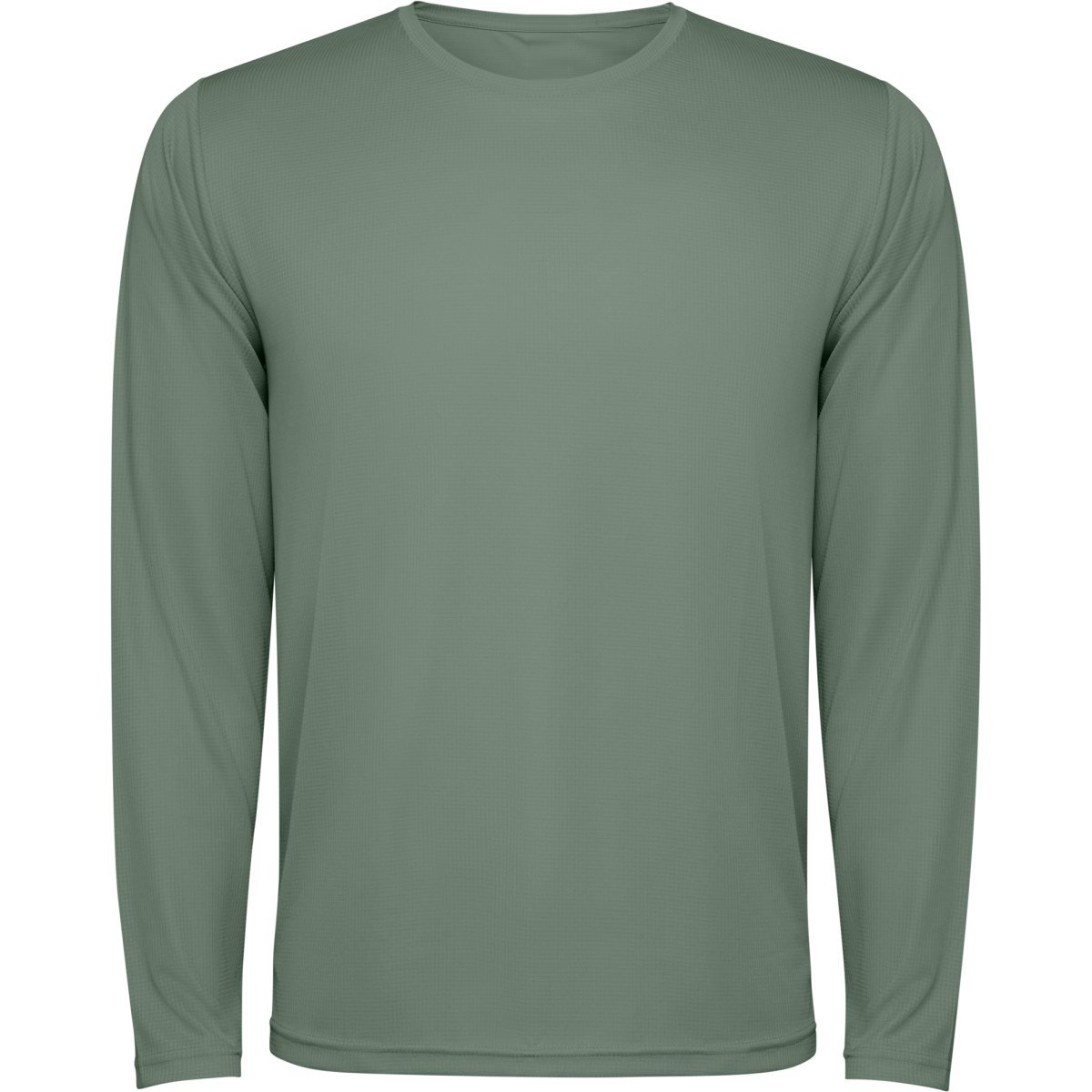 T-shirt technique manches longues Estoril – Vert laurier