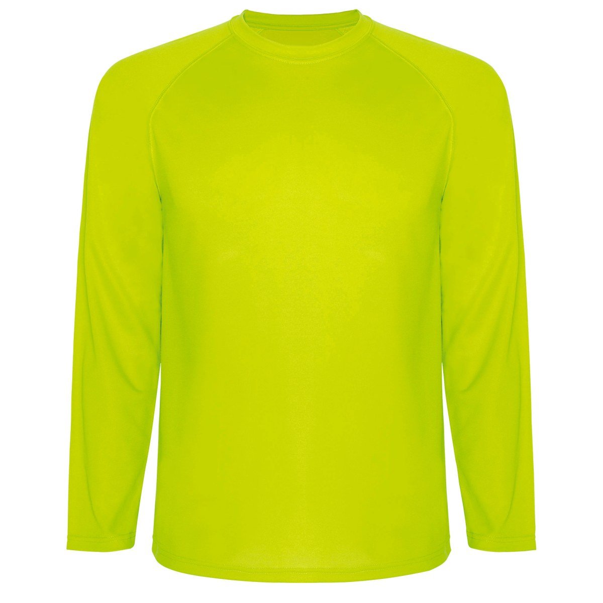 T-shirt technique manches longues Montecarlo – Jaune fluo