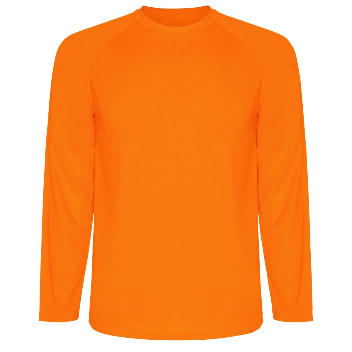 T-shirt technique manches longues Montecarlo – Orange fluo