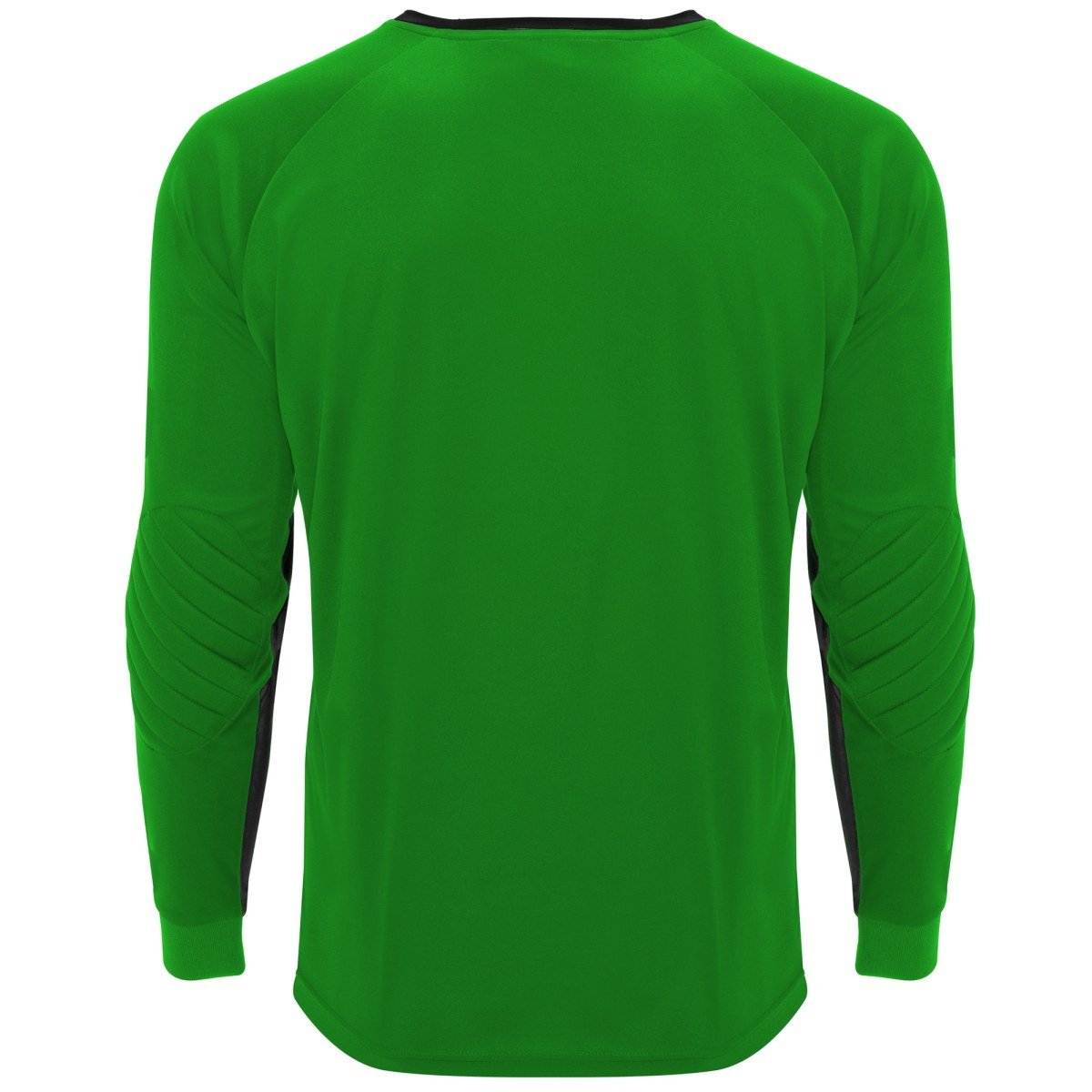 T-shirt technique manches longues Porto – Vert fougère / noir (dos)
