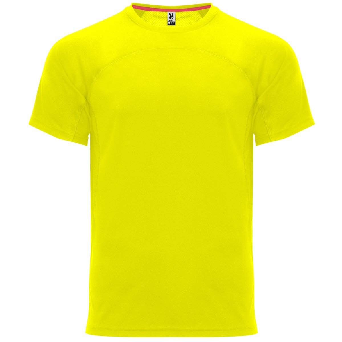 T-shirt technique Monaco – Jaune fluo