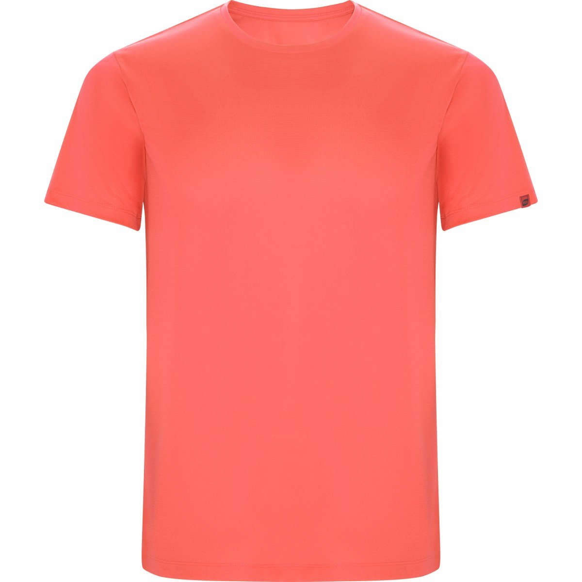 T-shirt technique recyclé Imola – Corail fluo