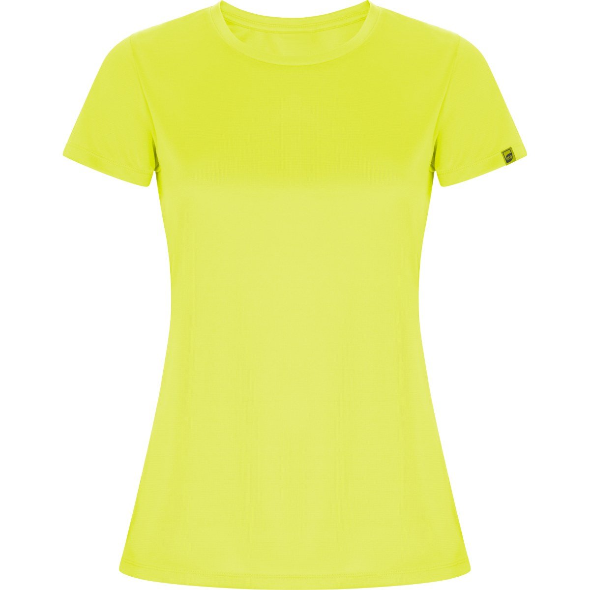 T-shirt technique recyclé Imola femme – Jaune fluo