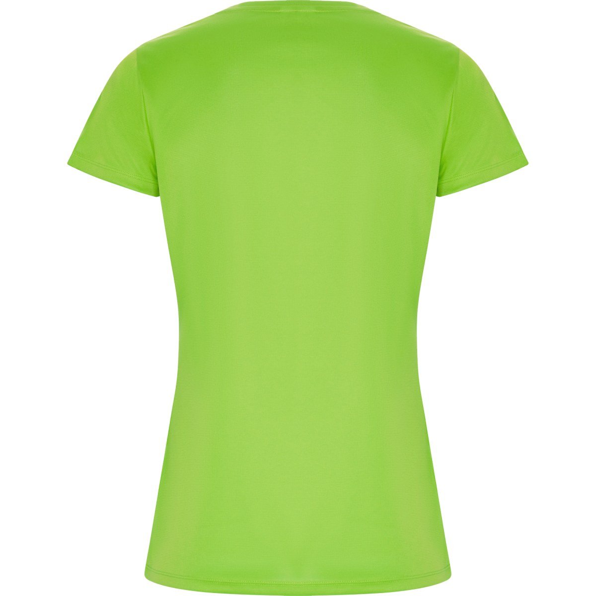 T-shirt technique recyclé Imola femme – Lime (dos)