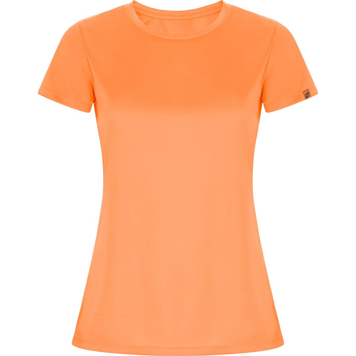 T-shirt technique recyclé Imola femme – Orange fluo