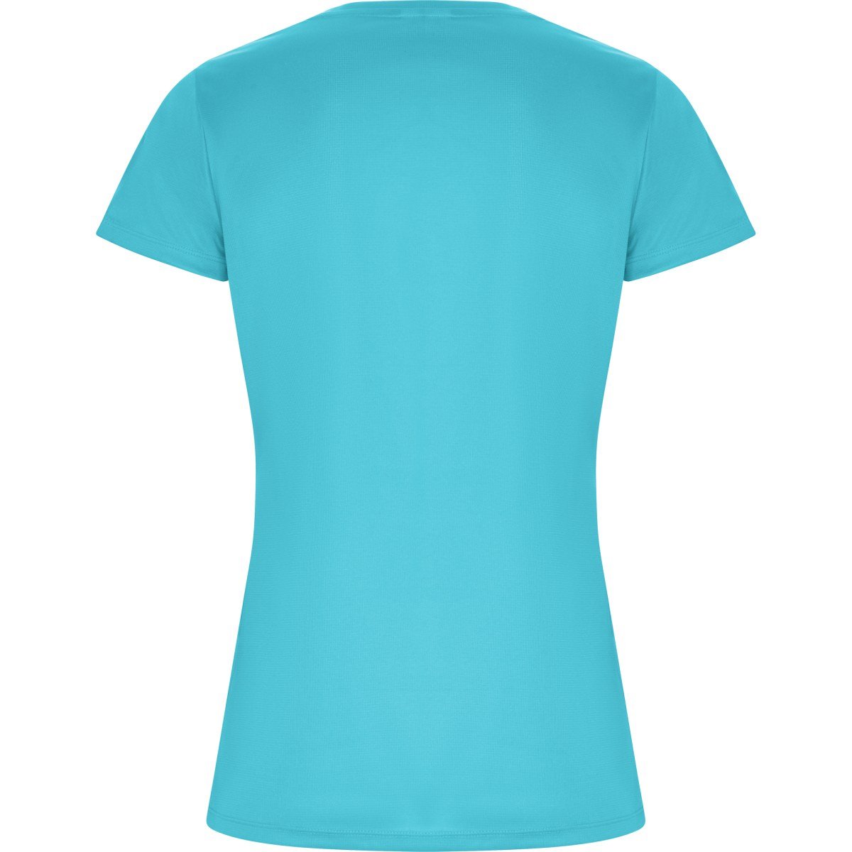 T-shirt technique recyclé Imola femme – Turquoise (dos)