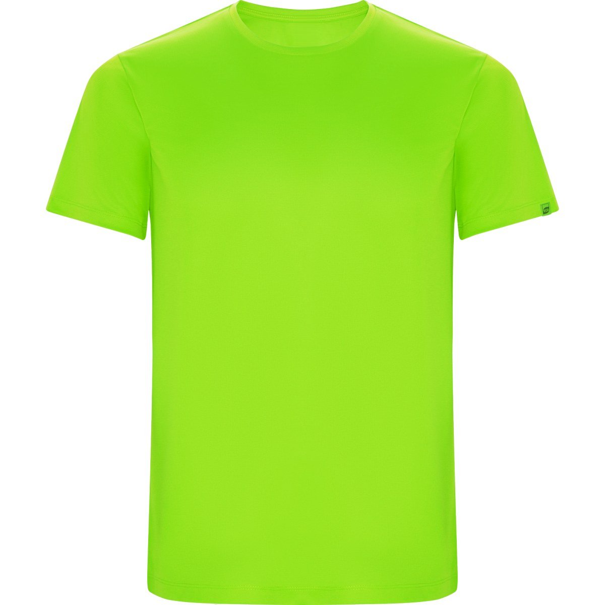 T-shirt technique recyclé Imola – Vert fluo