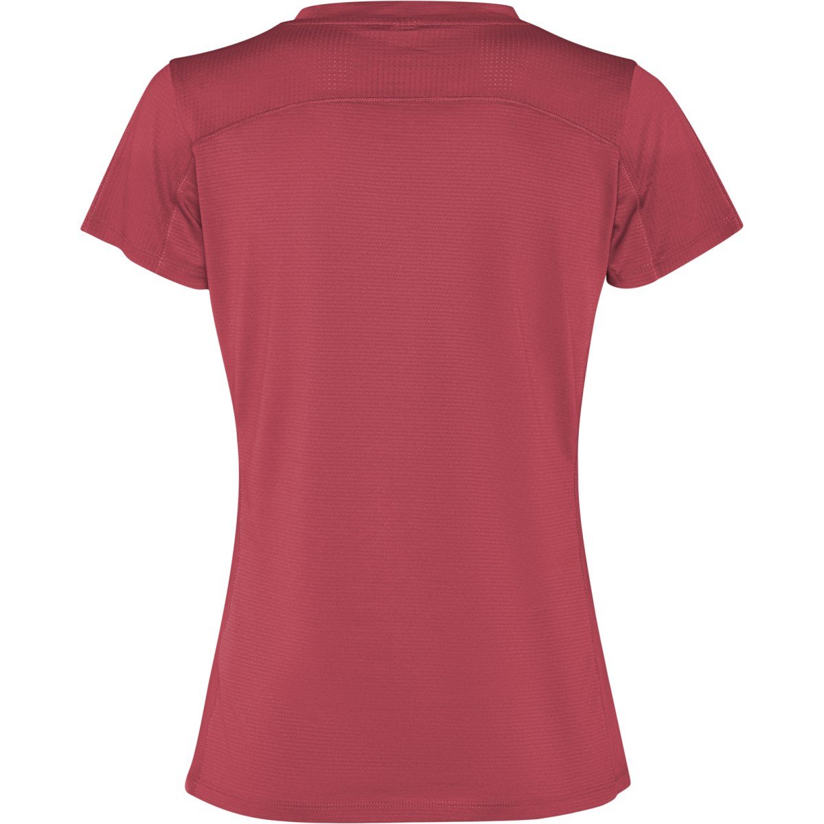 T-shirt technique Slam femme – Rouge baie (dos)