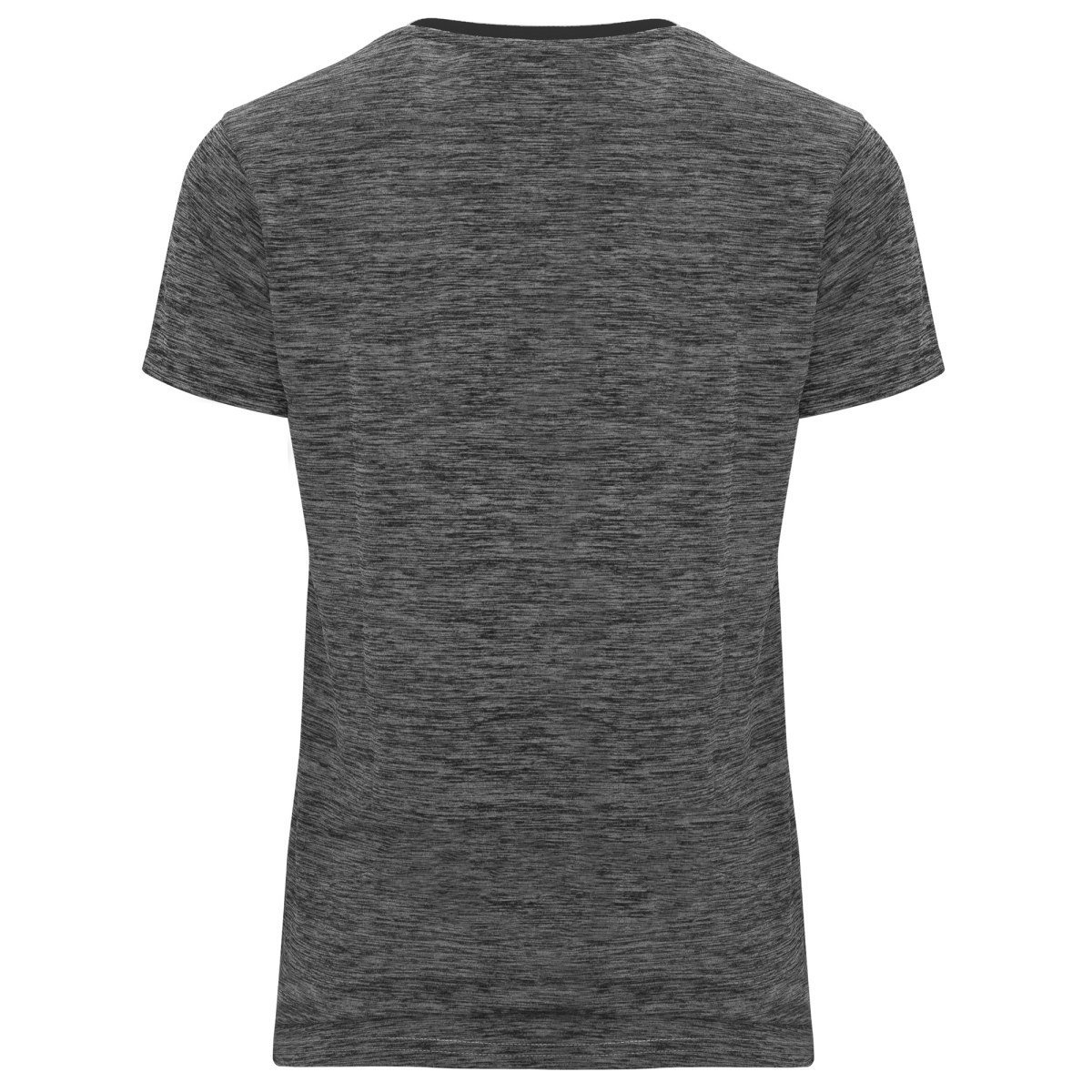 T-shirt technique Zolder femme – Noir / noir chiné (dos)