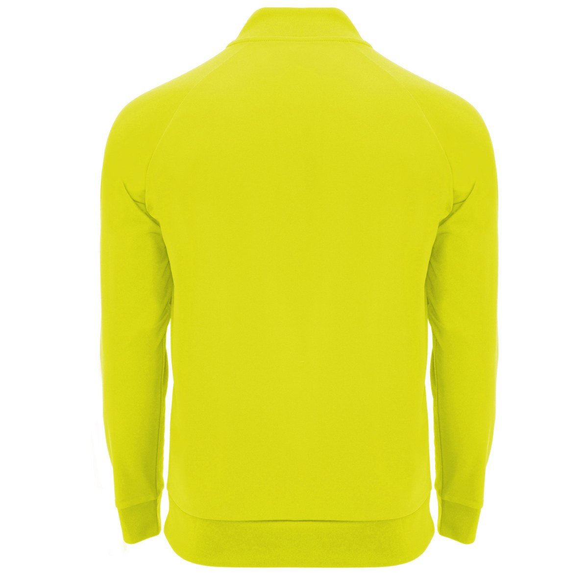 Veste de sport demi-zip Epiro – Jaune fluo (dos)