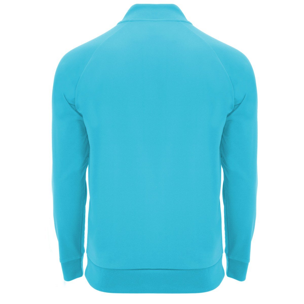 Veste de sport demi-zip Epiro – Turquoise fluo (dos)