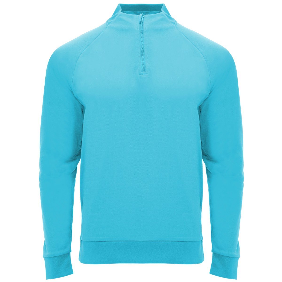 Veste de sport demi-zip Epiro – Turquoise fluo