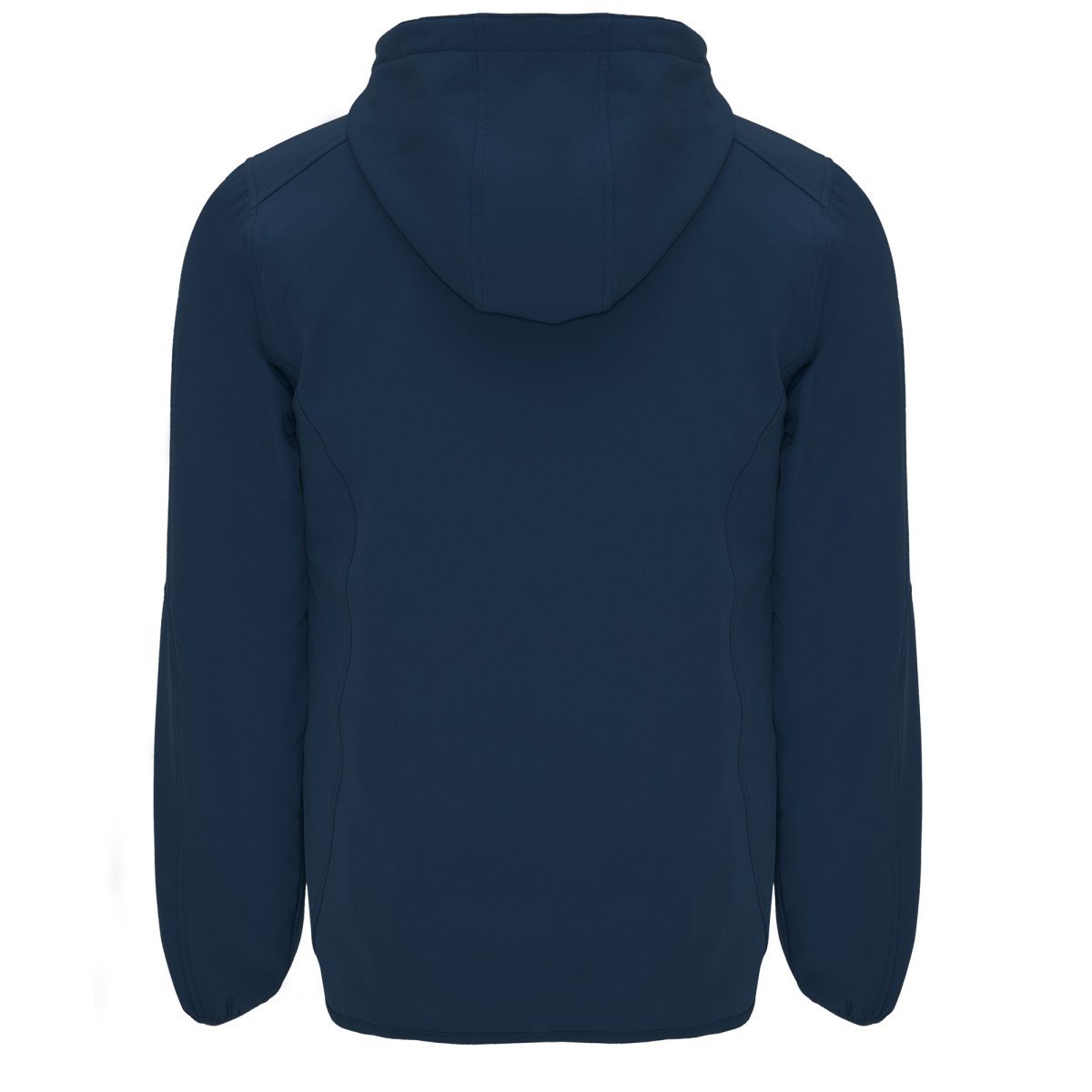 Veste softshell à capuche Siberia – Bleu marine / bleu royal (dos)