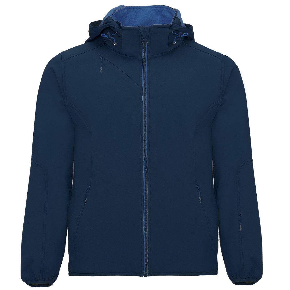 Veste softshell à capuche Siberia – Bleu marine / bleu royal