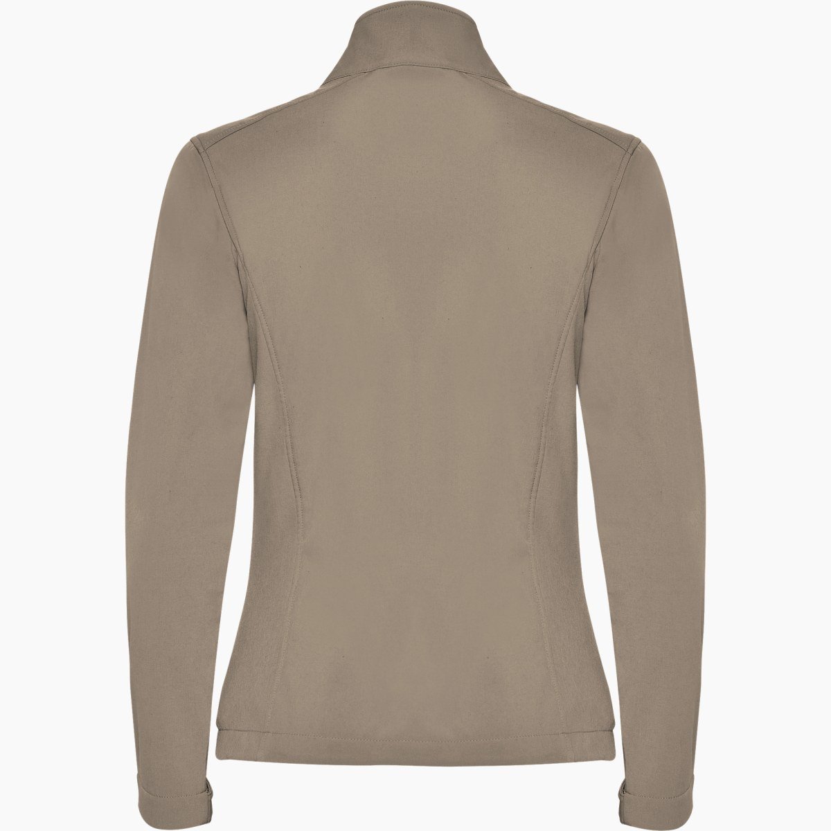 Veste softshell femme Nebraska – Sable foncé (dos)